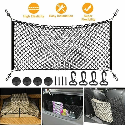 Rear Trunk Envelope Style Mesh Cargo Organizer Net for TOYOTA RAV4 2019-2022 EAH - Image 1 of 4