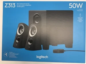 Logitech Z313 Système de haut-parleurs pour ordinateur 50W, Noir - Photo 1/4