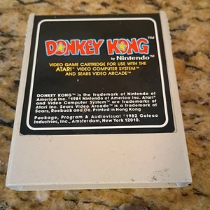Donkey Kong (Atari 2600, 1982), Official Atari Original Tested! - Picture 1 of 4