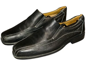 Gr. 11,5 D HERREN Sandro Moscoloni Schwarz Leder Halbschuhe Slipper Schuhe 62046 Berwyn - Bild 1 von 9