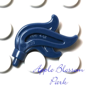 NEW Lego Minifig Dark BLUE FEATHER PLUME Castle Knight King Helmet Armor Flag - Picture 1 of 3