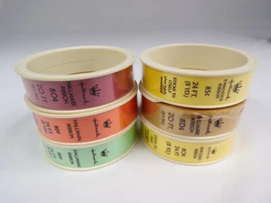 6 nuevos carretes de cinta vintage Hallmark 2ea amarillo en relieve, óxido de cal, óxido dorado L24 - Imagen 1 de 12