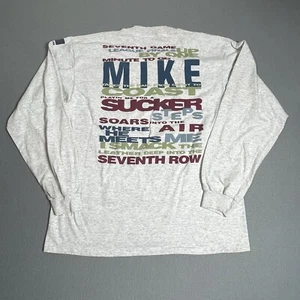 Hoop Dreams Shirt Mens XL Gray Crew Basketball Mike Michael Slam Gear 90s - Picture 1 of 13