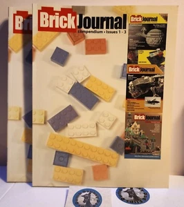 BrickJournal Compendium #1, Issues 1-3 & Compendium #2 Issues 4 & 5 VG SC TPB - Picture 1 of 4