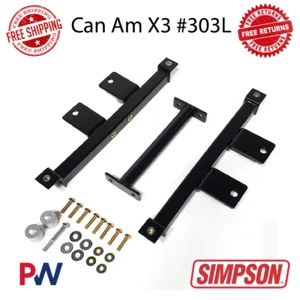 Montaje de asiento delantero o trasero descendente Simpson Racing Can Am X3 pulgadas #303L - Imagen 1 de 6