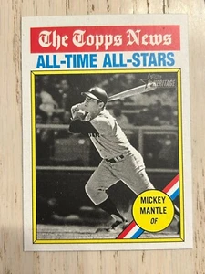 2025 Topps Heritage Mickey Mantle All Time Allstar #349 QTÀ DISPONIBILE - Foto 1 di 1