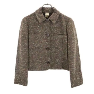 Krizia Poi Made in Italy Wool Blend tailored jacket 40 Black series Women - Picture 1 of 10