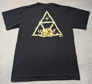 HUF x Street Fighter T-Shirt Medium Black Blanka Graphic Licensed Capcom Tee - Picture 1 of 7