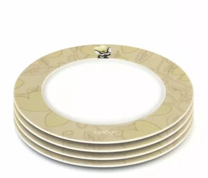 BergHOFF Lover by Lover Round Plate, Yellow, Gold, White (4), New In Box - Picture 1 of 6