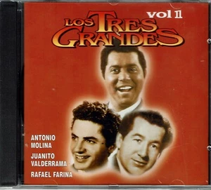 Los Tres Grandes Antonio Molina Juanito Valderama Farina  Vol 1   NEW SEALED CD - Picture 1 of 2