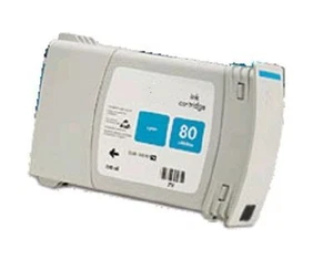 Ink for HP Designjet 1050C 1055CN / No. 80 C4846A Cyan Cartridge 350ml - Zdjęcie 1 z 1