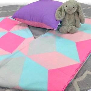 LOVELY PINK FLEECE COMFORT SOFT RUG BLANKET THROW (L) 150x180cm **FREE DELIVERY* - Bild 1 von 3