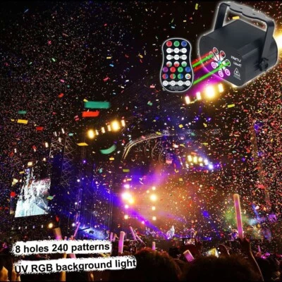 DJ Disco Party Wedding Christmas Laser Lights LED RGB UV Family KTV Laser lights - Image 1 of 4