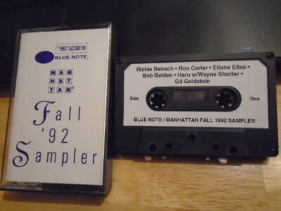 RARE PROMO Blue Note jazz sampler CASSETTE TAPE Wayne Shorter Jack DeJohnette 92 - Image 1 of 2