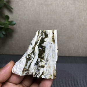 Top Pretty NATURAL POLISHED Ocean Jasper Slice From Madagascar 51g 57mm A2166 - Picture 1 of 11
