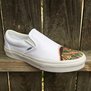 VANS Shoes Classic White Slip On Big Reveal Unisex - Picture 1 of 12
