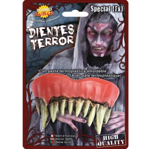 Scary Monster Teeth Costume Accessory Scary Jaw Scary Horror Denture - Picture 1 of 1