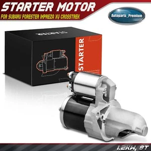 Starter Motor for Subaru Crosstrek Forester Impreza WRX 1.2KW 12V CCW 8T Manual - Picture 1 of 8