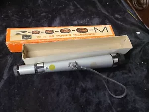 Vintage Sears ZOOOOM 10 to 30 Power Telescope In Original Box - Picture 1 of 9