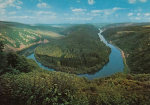 Postal antigua - Saarschleife en Mettlach - Imagen 1 de 1