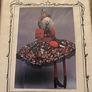 Magic Threads stitch strega 21” modello bambola di stoffa di Julie McCullough 1994 sigillo - Foto 1 di 3