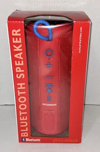 Sylvania Rugged Waterproof Outdoor IPX4 Bluetooth Speaker - Deep Base - Red - Picture 1 of 6
