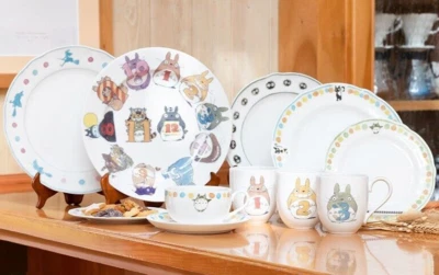 Noritake x Ghibli Museum Original Tableware Bone China Plate, etc. JAPAN NEW - Image 1 of 4