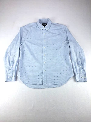 Bonobos Button Up Shirt Mens Blue Red Med Long Sleeve Polka Dot Geometric Print - Image 1 of 4