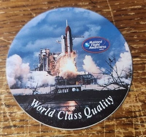 NASA -- MANNED FLIGHT AWARENESS -- WORLD CLASS QUALITY -- STICKER - Picture 1 of 1