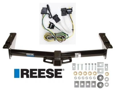 Reese Trailer Tow Hitch For 95-02 Ford Van E150 E250 E350 w/ Wiring Harness Kit - Image 1 of 4