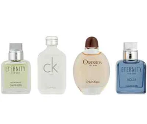 Calvin Klein Men's MINI 4-PIECE SET - 15mL - Men's Fragrance NEW Eternity CK One - Picture 1 of 1