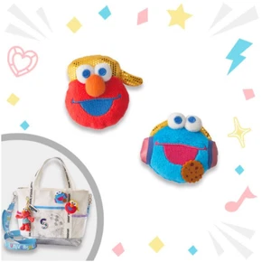 NO LIMIT! Parade Universal Studios Japan USJ Sesame Street Plush badge mascot - Picture 1 of 1