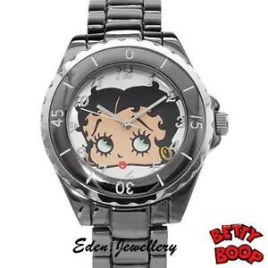 Authentic BETTY BOOP Watch BIG Boyfriend Dial Collectible Tin RARE Last 1 SALE