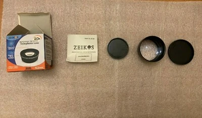 Zeikos Pro High Def DSLR MC AF 2.0X Telephoto Lens 52mm  item # ZE-2X52B - Image 1 of 4