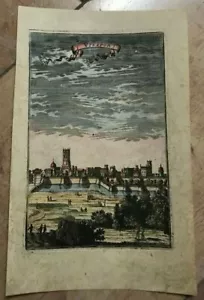 VISAPUR INDIEN 1683 ALAIN MANESSON SCHLEGEL ANTIK ANSICHT IN FARBEN 17. JAHRHUNDERT - Bild 1 von 4
