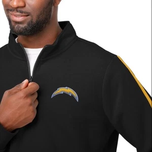 2XL / XXL: Los Angeles Chargers 2024 Herren Quarter Zip Drop Tail Pullover | LAC - Bild 1 von 6