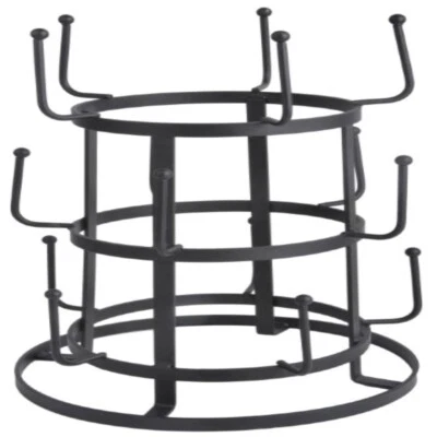 Bottle Dryer Drying Rack Mug Tree Metal Cup Holder Stand French Vintage Style  - Image 1 of 3