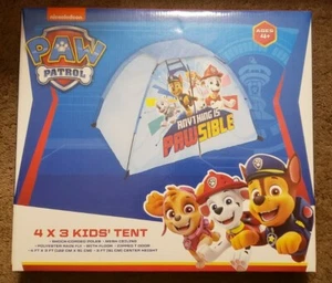 🆕 PAW PATROL Nickelodeon 4x3 Kinder "Alles ist Pfoten" ZELT ideal für drinnen - Bild 1 von 2