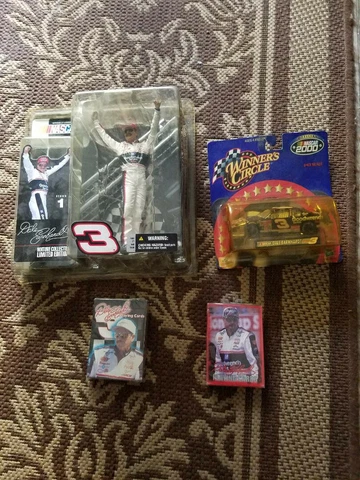 RARE,Dale Earnhardt Memorabilia. Cars, Cards, Action Figure. Brand new Unopened Cover