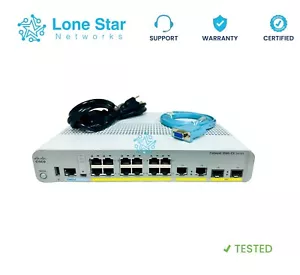 Cisco WS-C3560CX-12TC-S-12 Port- IP Base Switch 12 GE Switch - Picture 1 of 1