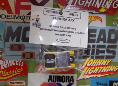 AURORA AFX, #3 FORD BAJA BRONCO, CHASIS MAGNATRACCIÓN RIVIT ABIERTO Foto 1 de 4