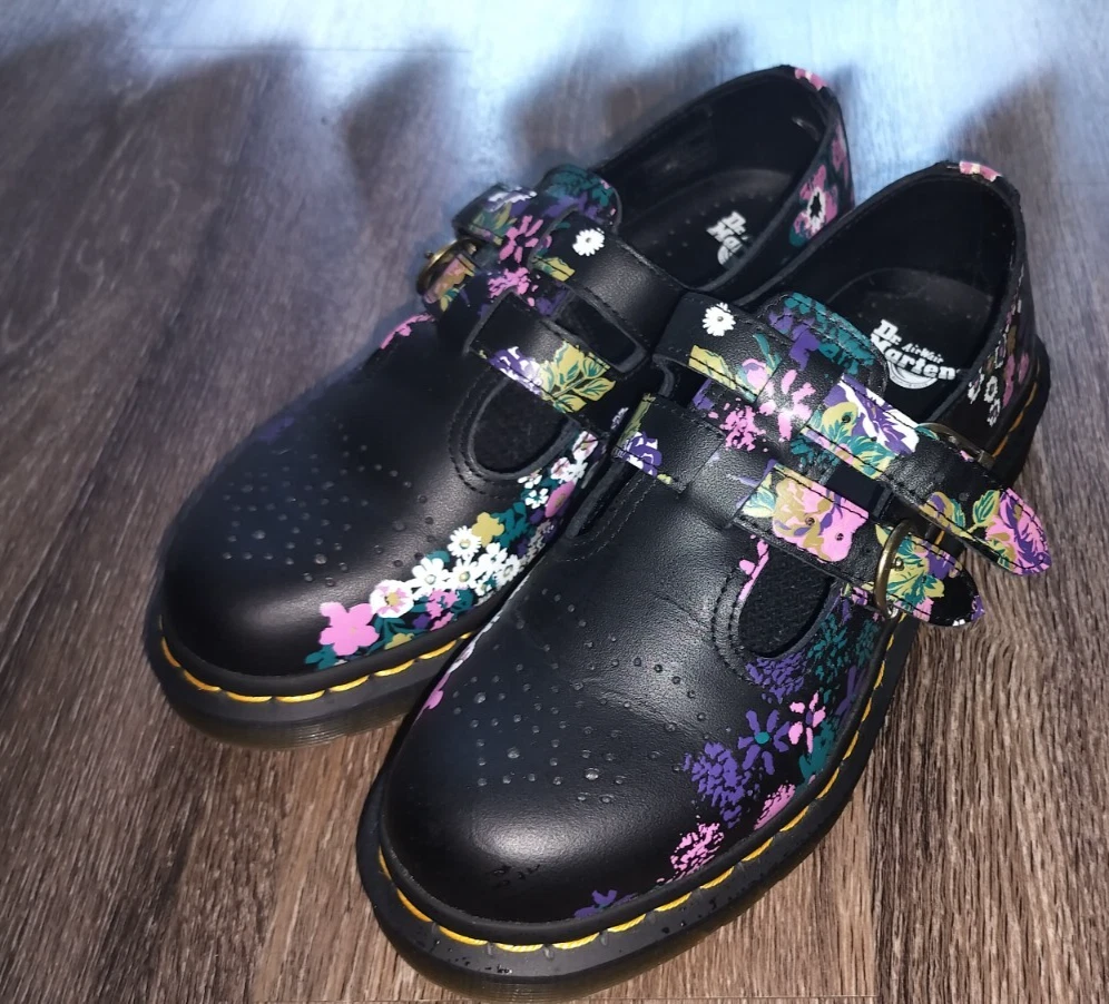 Dr. Martens Mary Jane Floral Women's Leather Upper | eBay