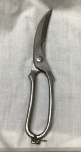 Vintage Italy Hoffritz Poultry Shears Italian Heavy Stainless Steel - Picture 1 of 5