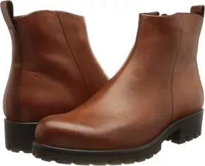 ECCO Modtray - Women's Leather Ankle Boot - Brown, sz 7-7.5 - Picture 1 of 18