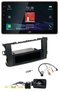 JVC DAB Lenkrad Bluetooth USB Autoradio für Toyota Auris 2007-2011 schwarz - Bild 1 von 11