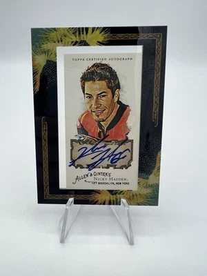 2008 Topps Allen Ginter Nicky Hayden Framed Mini Auto - Image 1 of 2