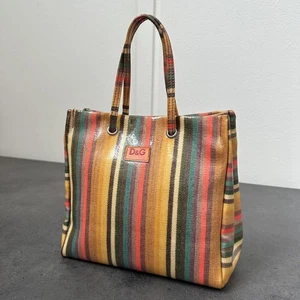 Dolce & Gabbana Hand Bag Tote Purse Multicolor Authentic - Picture 1 of 24