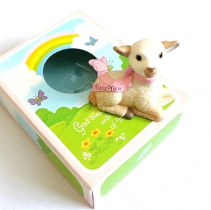 1983 Hallmark BLESS YOU Merry Miniature Greeting Figur With Box RARE - Bild 1 von 4