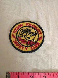 Reddy Kilowatt Safety Club, Vintage Old Patch, Mint Condition - Picture 1 of 2