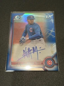 2022 Topps 1st Bowman Chrome Nazier Mule Chicago Cubs Auto /150 #CDA-NME - Bild 1 von 24